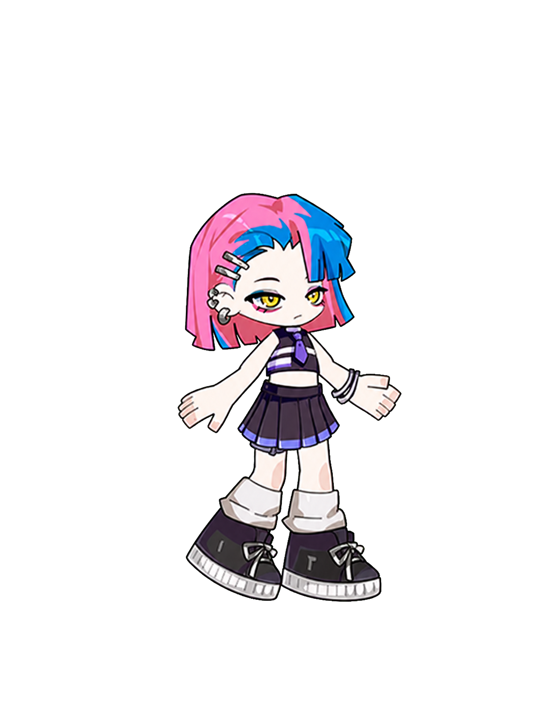 Elodie, a deadpan digital nomad and underground idol vocalist
